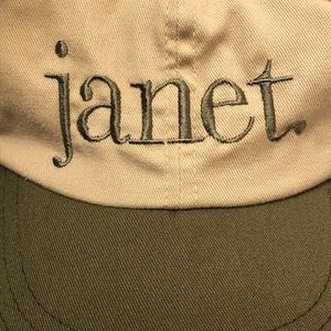 Janet Jackson “janet.” Concert Tour Two Toned Hat
